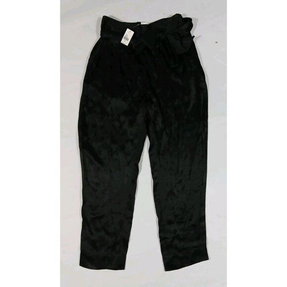 New Anthropologie Ett Twa Satin Tie Waist Trousers - Picture 1 of 12